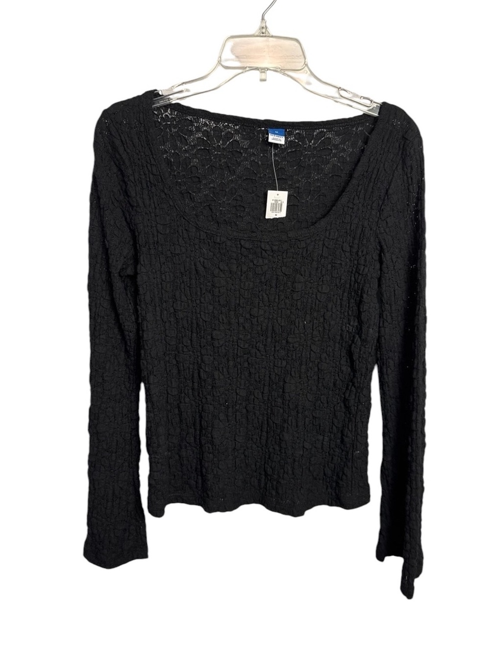 Old navy New witchy fairy grunge dark romance ladies blouse medium laser cut